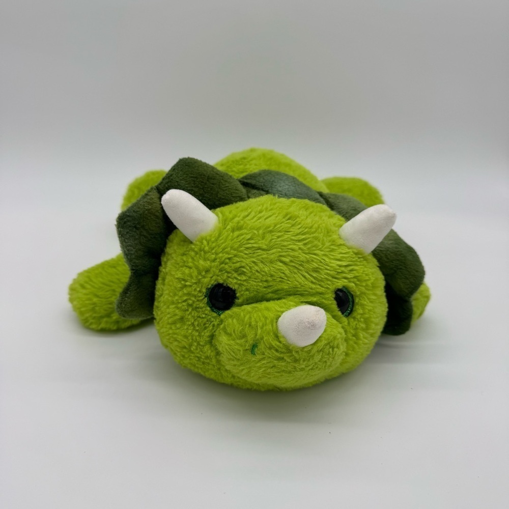 Kellytoy Green Plush Triceratops Toy